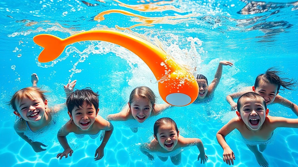 active play and swimming