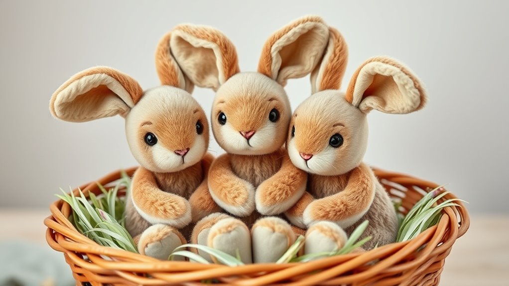 adorable plush bunny gift