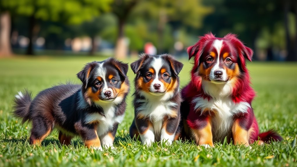 big toy australian shepherds sizes