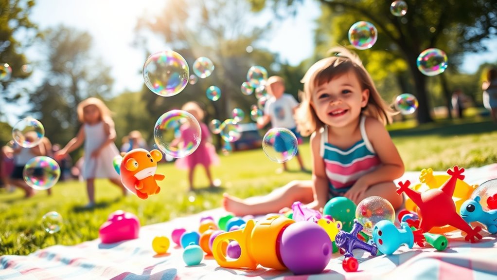 bubble making glove adventure fun