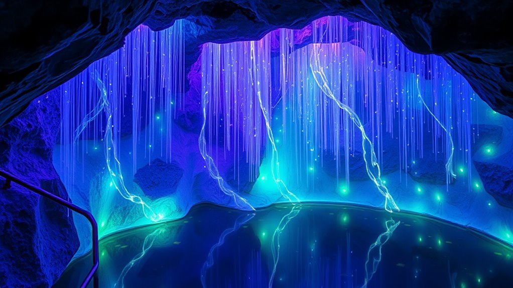 calming underwater visual experience