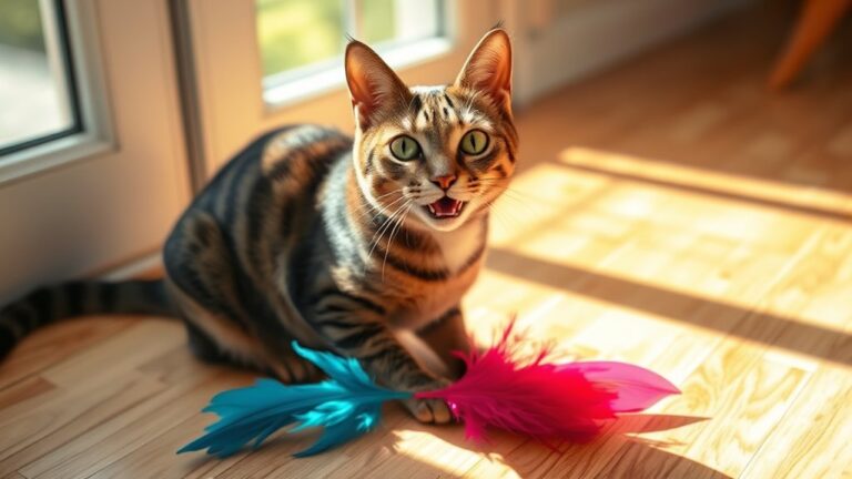 cat s playful victory cry