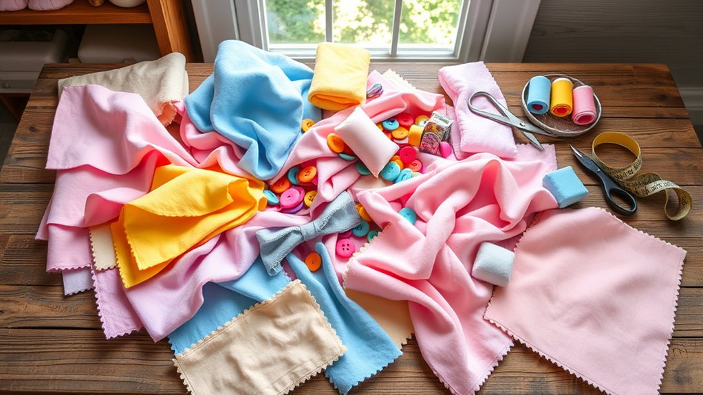 choose soft easy materials