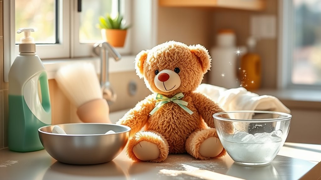 clean plush toys regularly