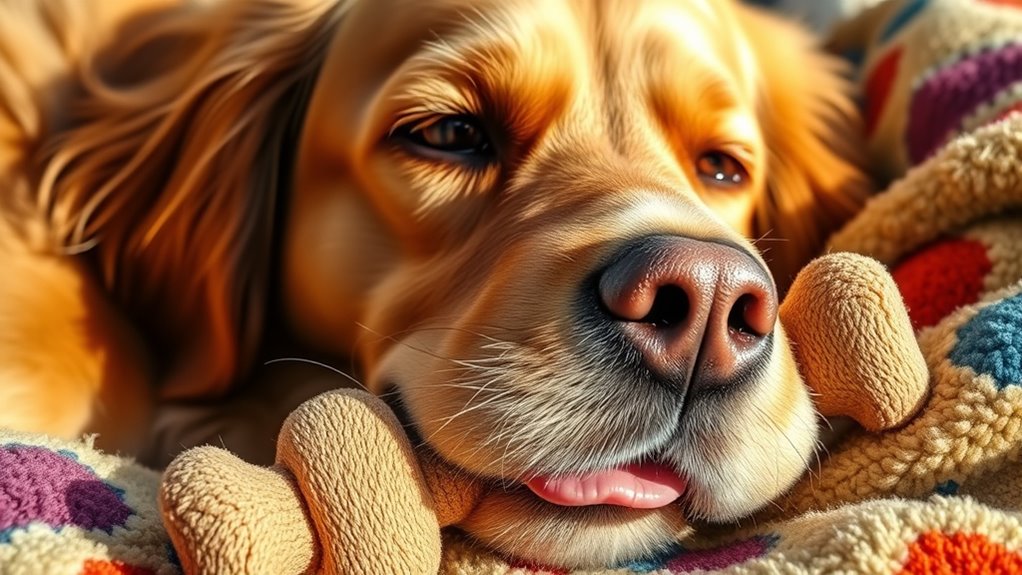 comforting behavior from puppies