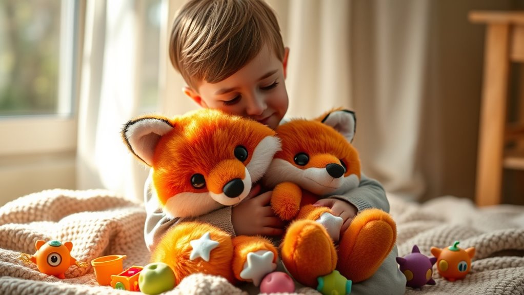 comforting weighted plush toy