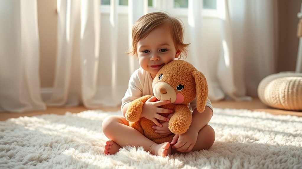 comforting weighted plush toy