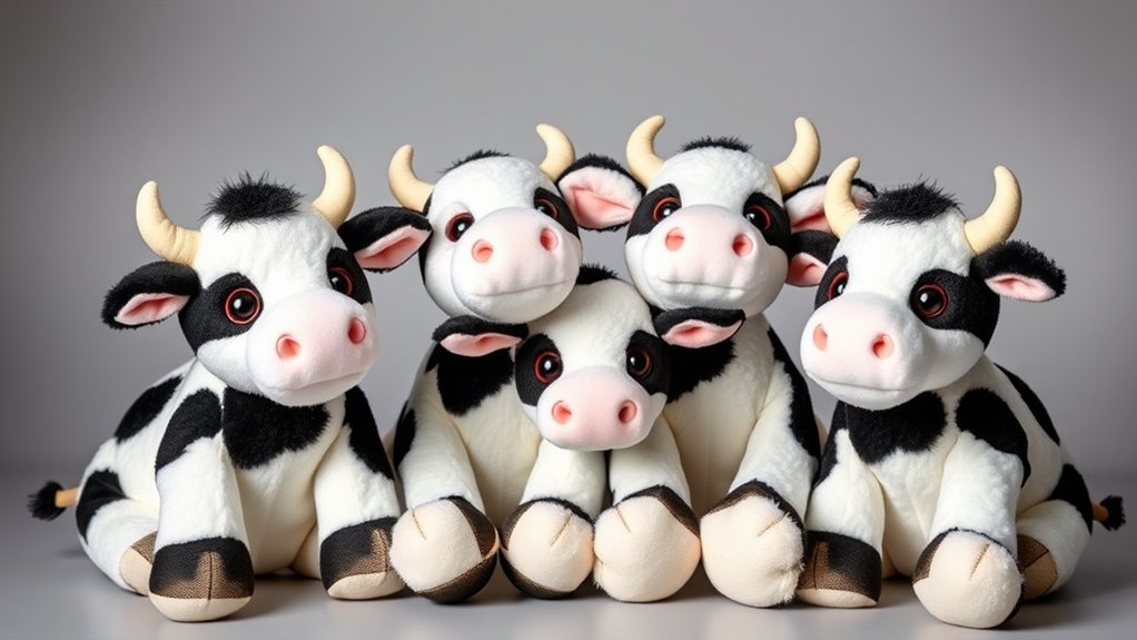 cow plush toys collection