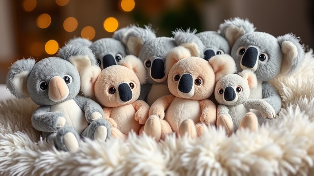 cuddly koala bear plushies