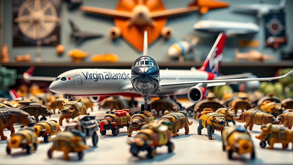 detailed collectible aviation model