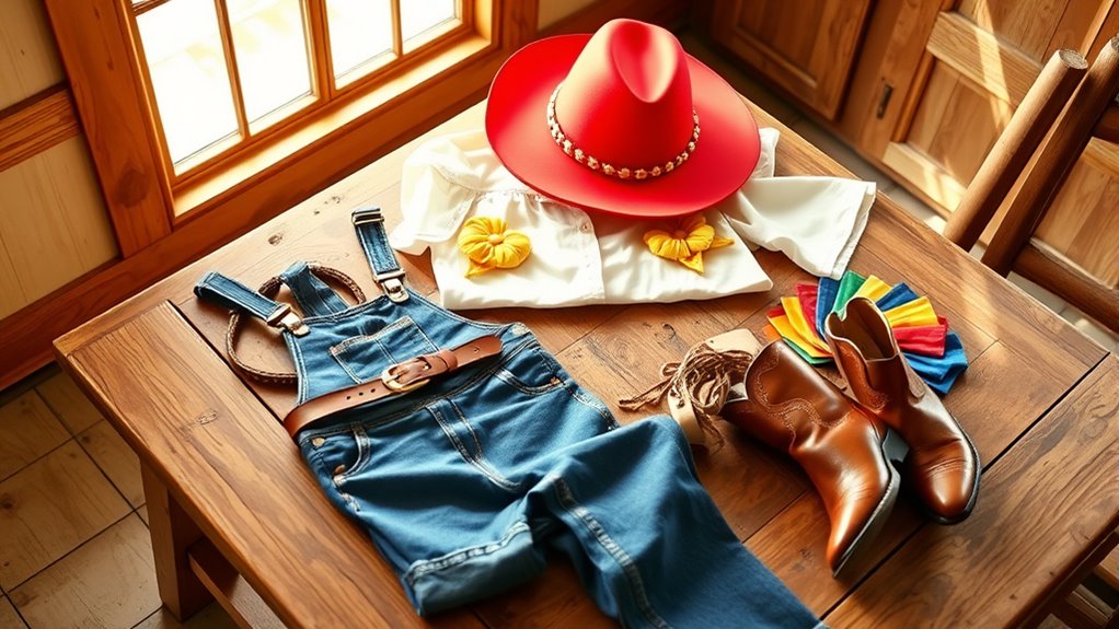 diy jessie costume assembly
