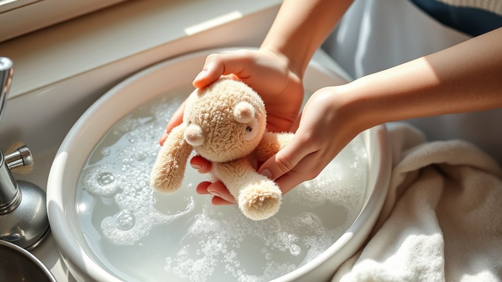 gentle hand washing instructions