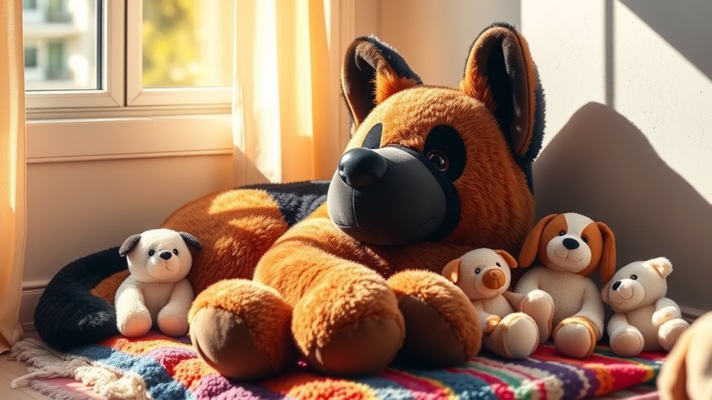 giant german shepherd plush