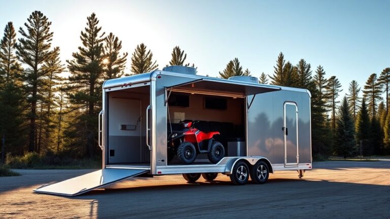 gooseneck trailer with toys