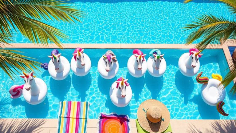 inflatable unicorn pool toys