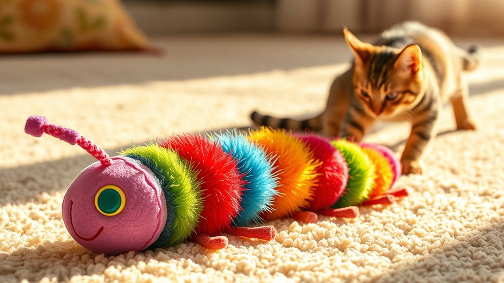 interactive motion activated cat toy