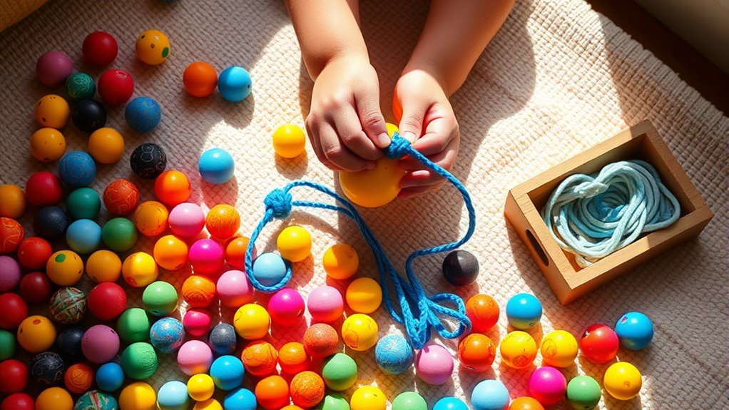 lacing beads enhance motor skills