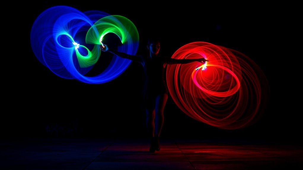 led props for poi