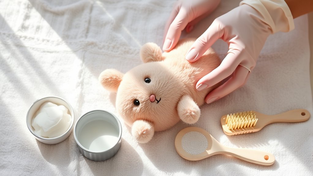 plush toy cleaning preparation