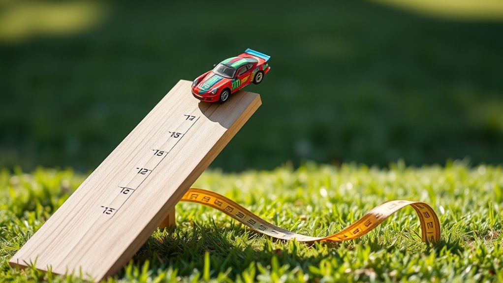 ramp height affects distance