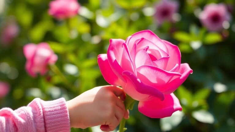 rose toy visual action