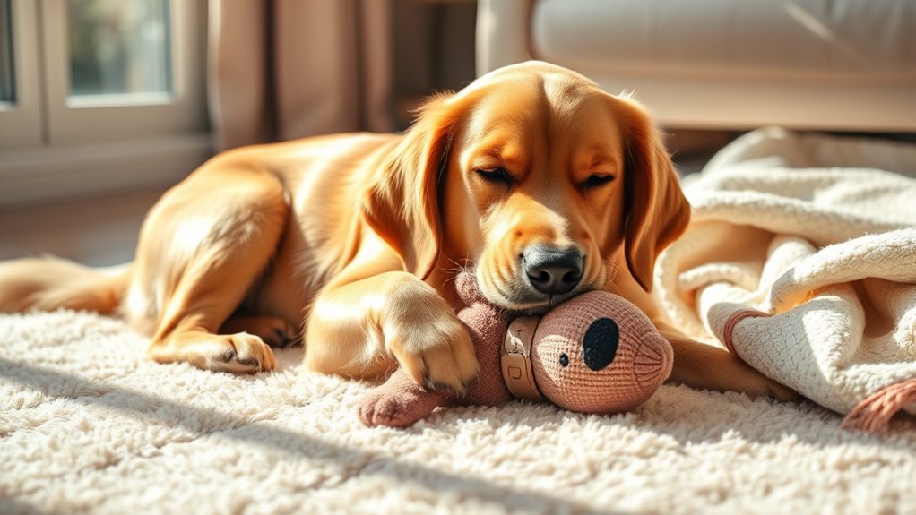self soothing through toy sucking
