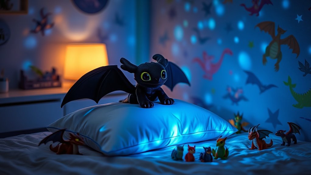 toothless plush night light