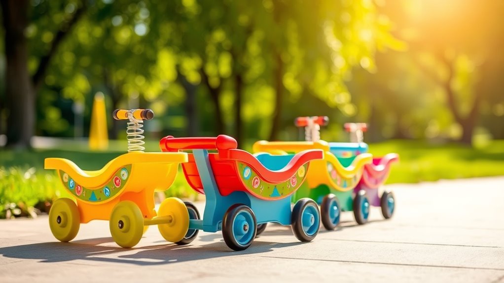 toy carts safety features