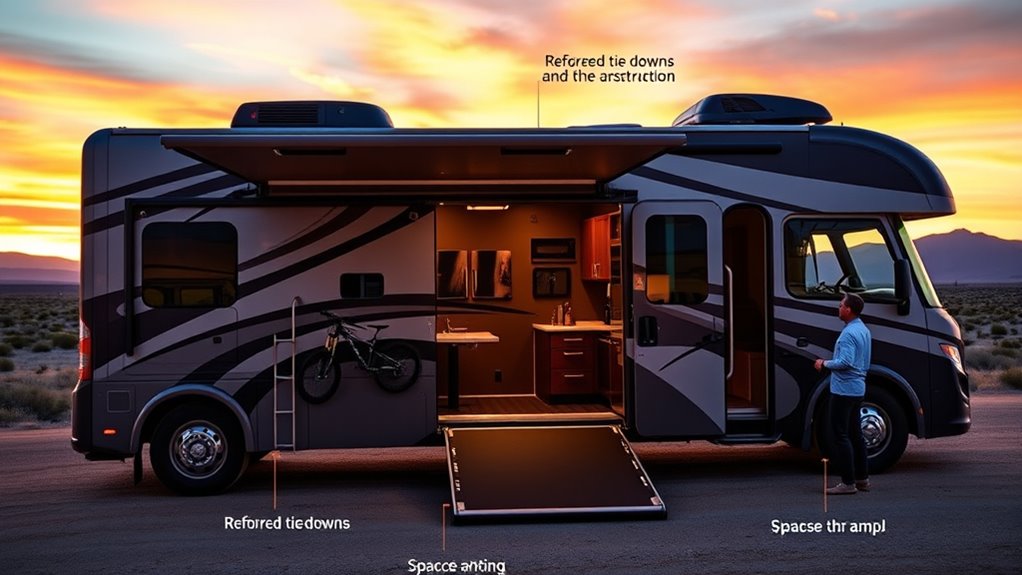 toy hauler motorhome considerations