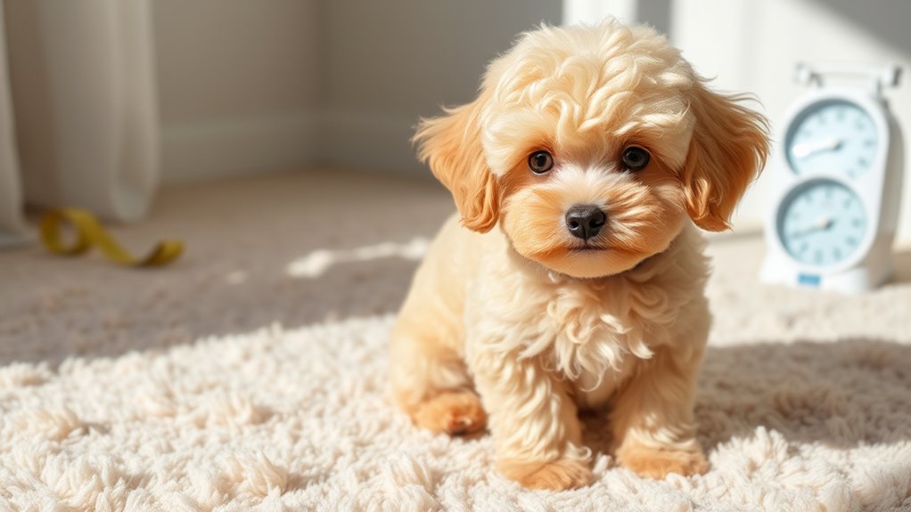 toy poodle weight range
