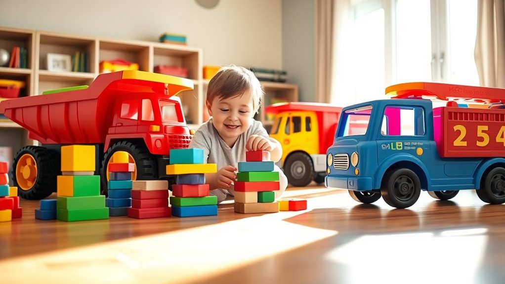 toy trucks enhance skill development