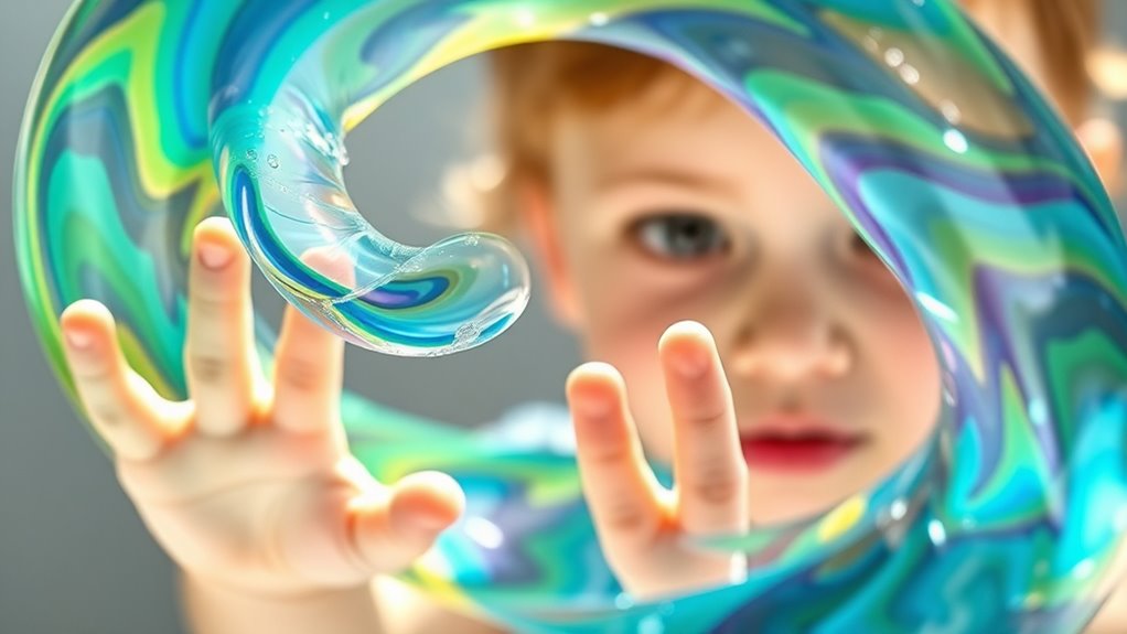 vibrant colors stimulate curiosity