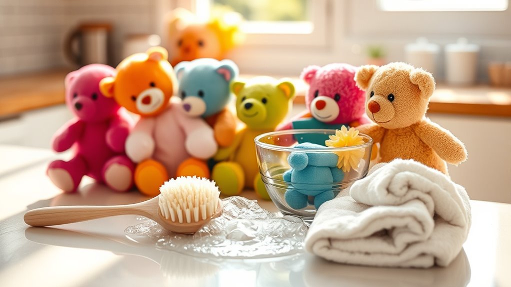 wash plush toys regularly