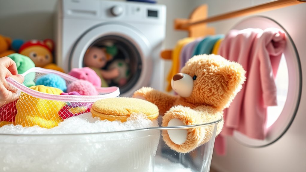 washing stuffed toys safely