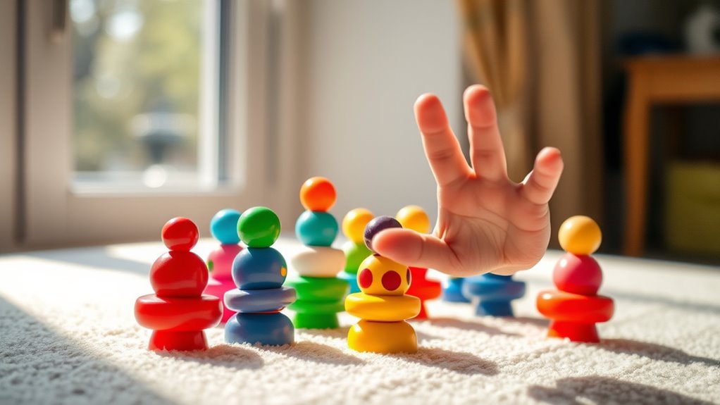 wobbly toys enhance motor skills