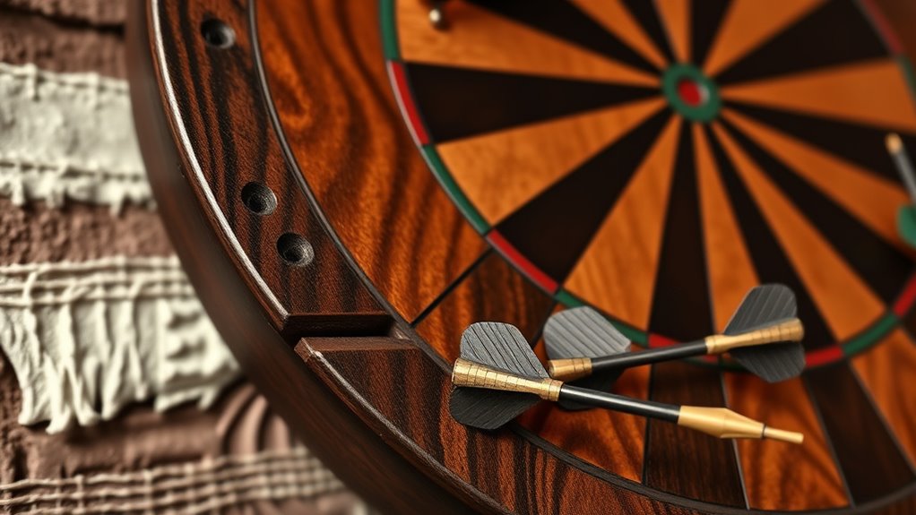 wooden dart board durability